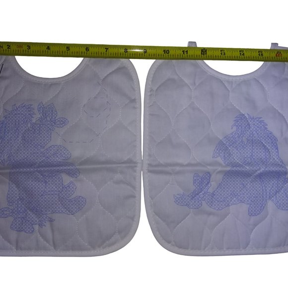 Disney Janlynn Stamped Cross Stitch Kit Eeyore/Butterflies Baby Bibs NEW-OPENBAG - Picture 4 of 5